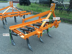 cultivador 7 brazos para tractor anchura 169cm para preparacion de la tierra mod de 165 7