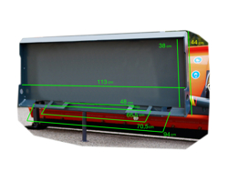 pala quitanieves ligera para cargadoras compactas lns 190 m