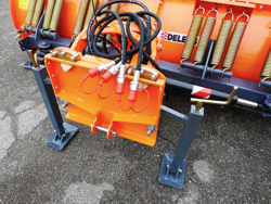 pala quitanieves frontal con placa para tractor ln 250 a