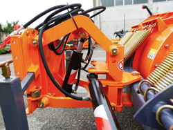 pala quitanieves frontal con placa para tractor ln 250 a