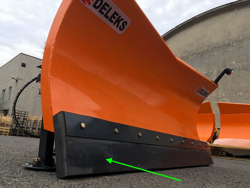 pala quitanieves frontal con placa para tractor ln 250 a