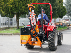 trituradora de brazo para tractor con cabezal de corte mod airone 130 tr