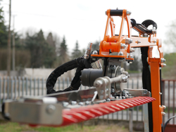 trituradora de brazo para tractor con cabezal de corte mod airone 160 tr