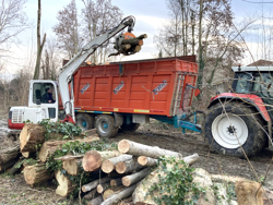 pinza forestal para excavadoras y grúas forestales capacidad 2000kg mod dk 16