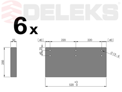cuchilla goma lnv 315 recambio