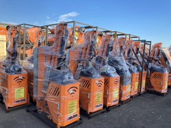 trituradora de brazo para tractor con cabezal de corte mod airone 80