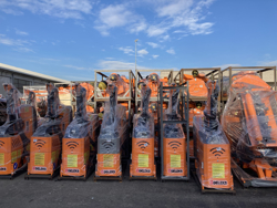 trituradora de brazo para tractor con cabezal de corte mod airone 160 tr