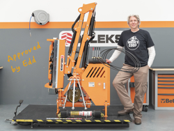 trituradora de brazo para tractor con cabezal de corte mod airone 80