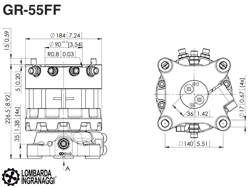 rotador lombarda ingranaggi gr55ff