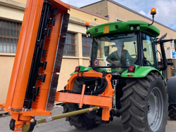 desbrozadora de brazo lateral alce 180 con martillos