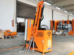 trituradora de brazo para tractor con cabezal de corte mod airone 80