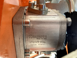 trituradora de brazo para tractor con cabezal de corte mod airone 100