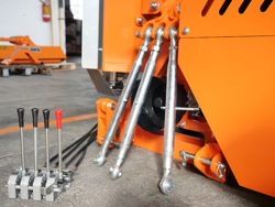 trituradora de brazo para tractor con cabezal de corte mod airone 160 tr