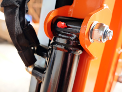 trituradora de brazo para tractor con cabezal de corte mod airone 180 tr