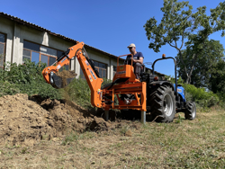 mini excavadora universal para tractores compactos drs 2000t