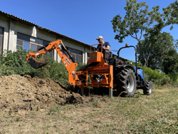 mini excavadora universal para tractores compactos drs 2000t