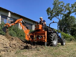 mini excavadora universal para tractores compactos drs 2000t