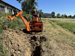 mini excavadora universal para tractores compactos drs 2000t