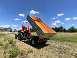 remolque agricola basculante hacia tres lados modelo rm 14 t3