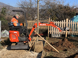 mini excavadora 1 ton m100