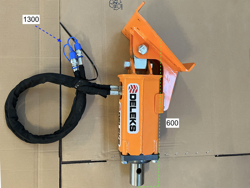 ahoyadora hidráulica para miniexcavadoras zhd