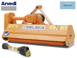 desbrozadora de martillos ligera lince 100 para tractor