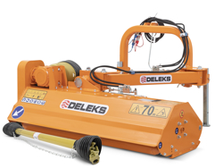 trituradora de martillos con brazo volpe 100 para pequeno tractor