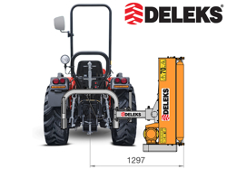 trituradora de martillos con brazo volpe 100 para pequeno tractor