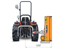 trituradora de brazo ligera para pequeno tractor mod volpe 120