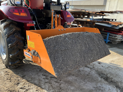 pala mecanica 140cm con attacco universale modelo bucket 140