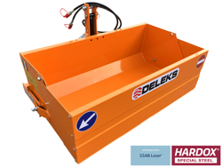 pala mecanica 120cm con attacco universale modelo bucket 120 h l