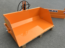 pala mecanica 120cm con attacco universale modelo bucket 120 h l