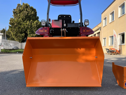 pala mecanica 120cm con attacco universale modelo bucket 120 h l