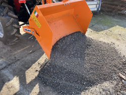 pala mecanica 120cm con attacco universale modelo bucket 120 h l