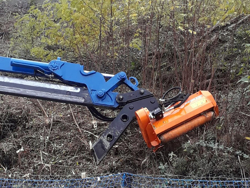 cortador hidráulico de zarzas para mini excavadora arh 120