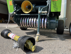minirotoempacadora para tractor 870