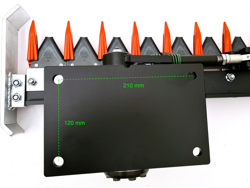 barra cortasetos hidraulica modelo hr 160 s