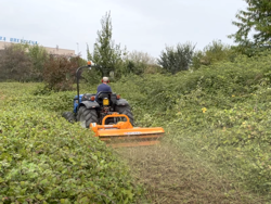 desbrozadora de martillos con desplazamiento hidráulico leopard 160 sph