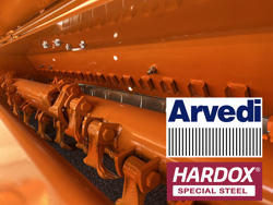 desbrozadora de martillos con desplazamiento hidráulico leopard 160 sph