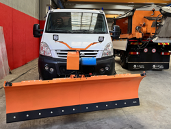 pala quitanieves frontal para furgones ln 175 j