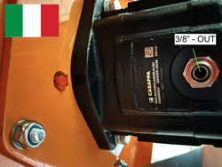 cortador hidráulico de zarzas para mini excavadora arm 80