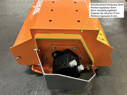 cortador hidráulico de zarzas para mini excavadora arm 80
