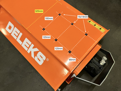cortador hidraulico de zarzas para mini excavadora arm 100