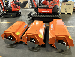 cortador hidraulico de zarzas para mini excavadora arm 100