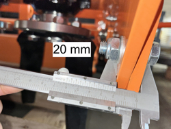 grada rotativa con rodillo kr 120 para tractor