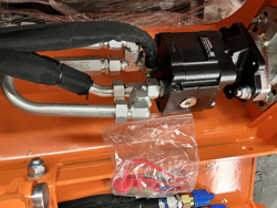 cortador hidráulico de zarzas para mini excavadora arh 80