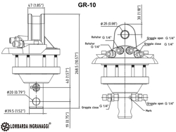 rotador lombarda ingranaggi gr10