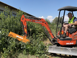 cortador hidráulico de zarzas para mini excavadora ar 100