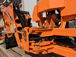 mini excavadora universal para tractores compactos drs 1000