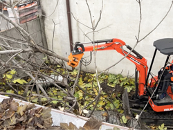 cabezal forestal pinza corte de ramas para mini excavadora mod cf 10